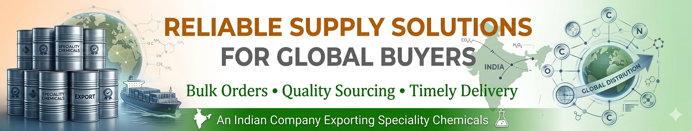 Bulk Supply Support | Industrial Grade Chemicals | Export Assistance | Quick RFQ Response